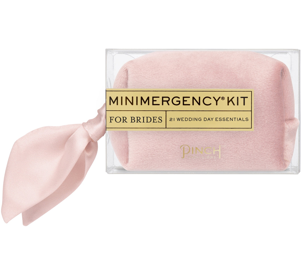 Blush Velvet Minimergency Kit for Brides