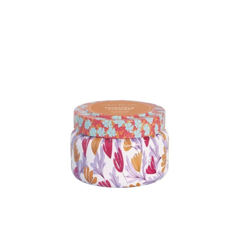 Pineapple Flower Pattern Play Tin