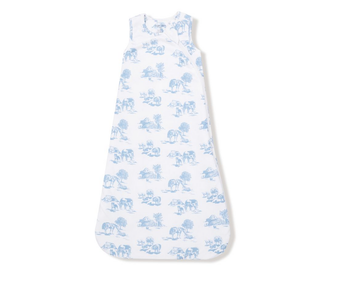 Farm Toile Blue Sleep Bag
