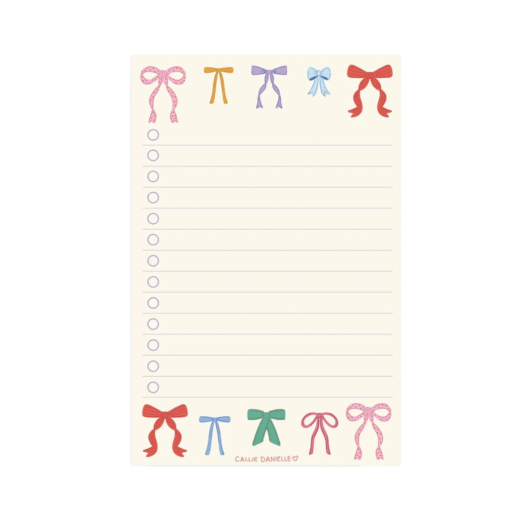 Coquette Bows List Pad