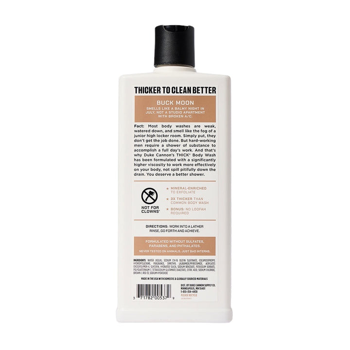 Buck Moon Duke Cannon Thick Body Wash