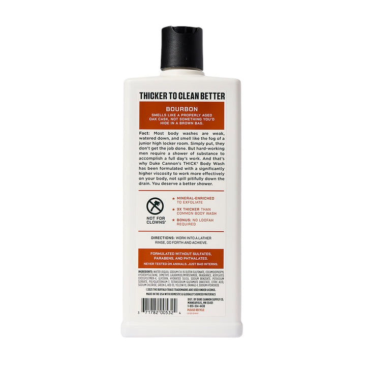 Bourbon Duke Cannon Thick Body Wash