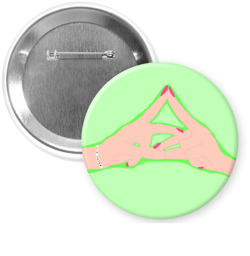 Sorority Hand Sign Button