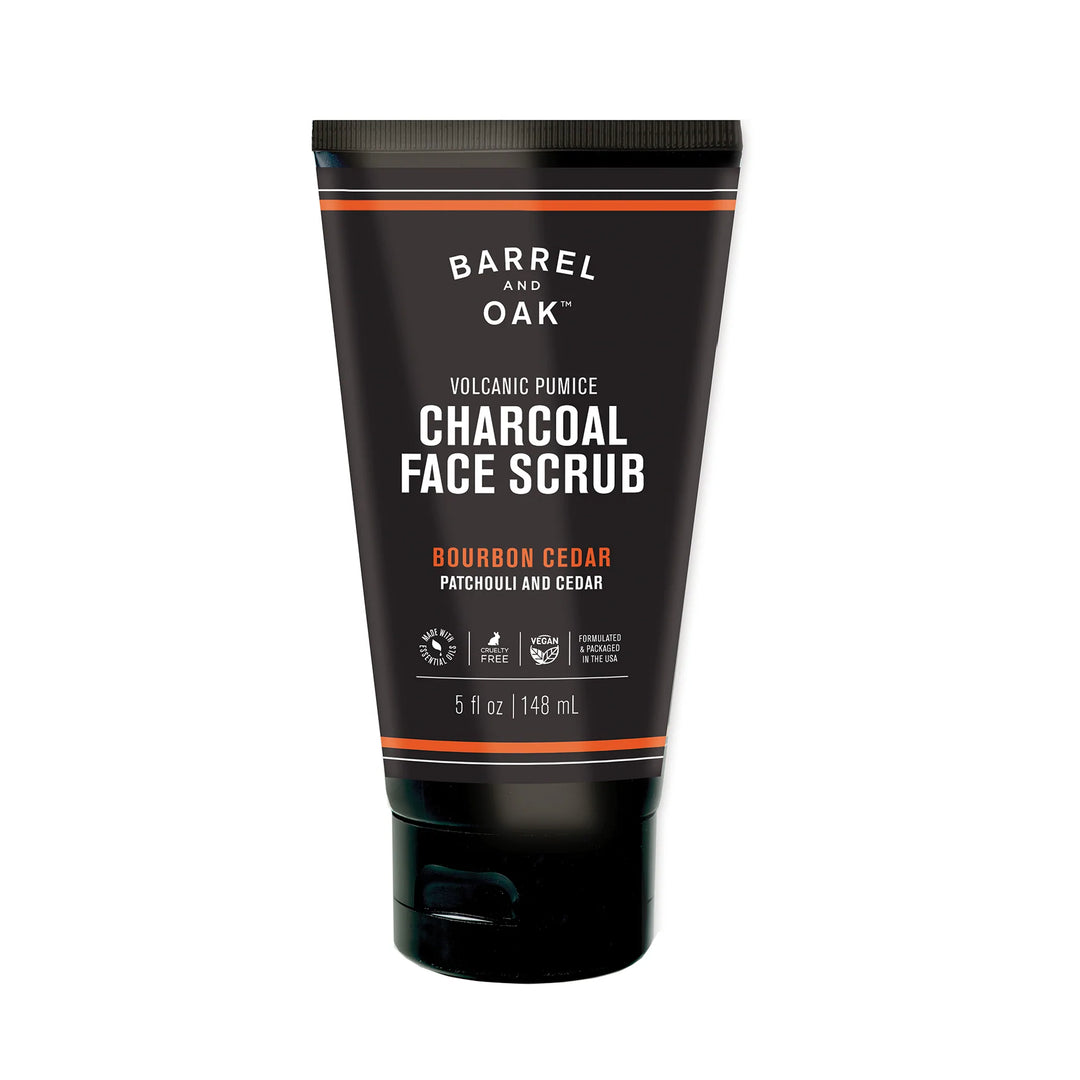 Barrel & Oak Volcanic Pumice Charcoal Face Scrub