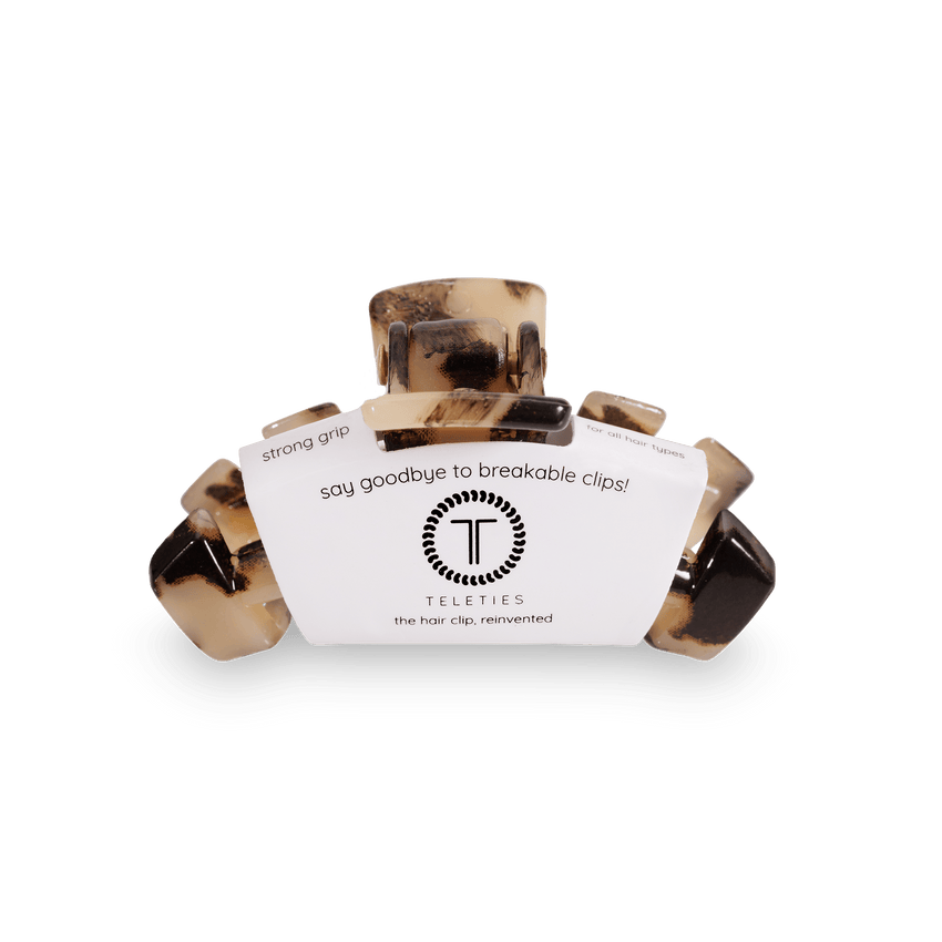 Blonde Tortoise Tiny Teleties Hair Clip