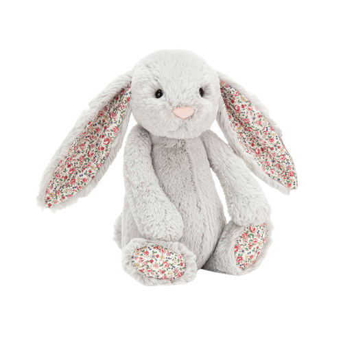 ジェリーキャット　Medium Blossom Silver Bunny M Amazon.com: Jellycat Blossom Silver Bunny Bloom Stuffed Animal
