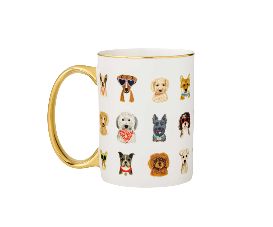 Hot Dogs Porcelain Mug