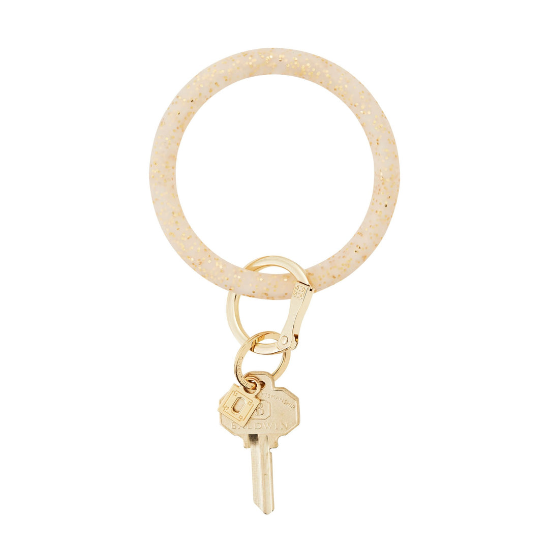 Gold Confetti Oventure Key Ring