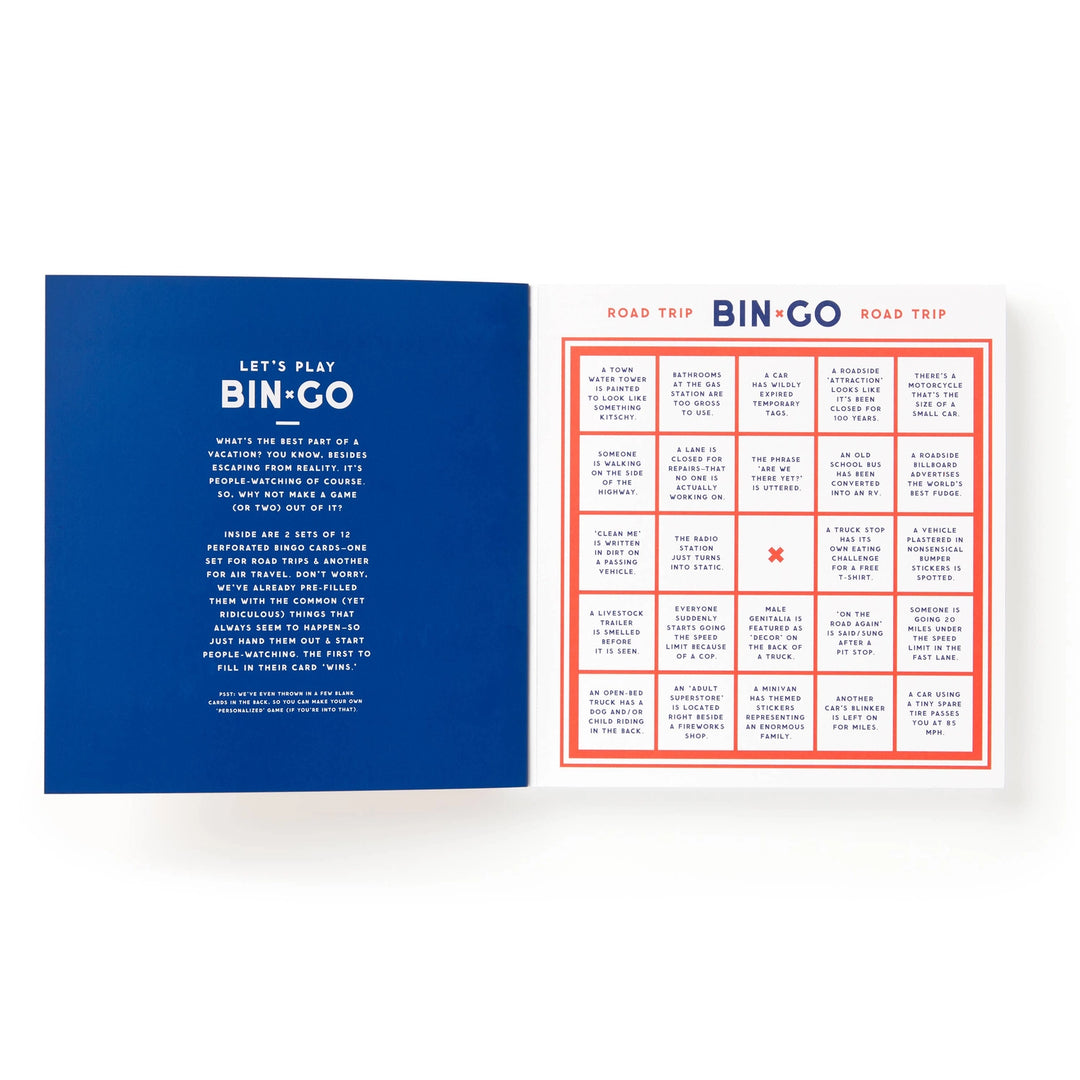 Bin-Go: Survive A Vacation Bingo Book
