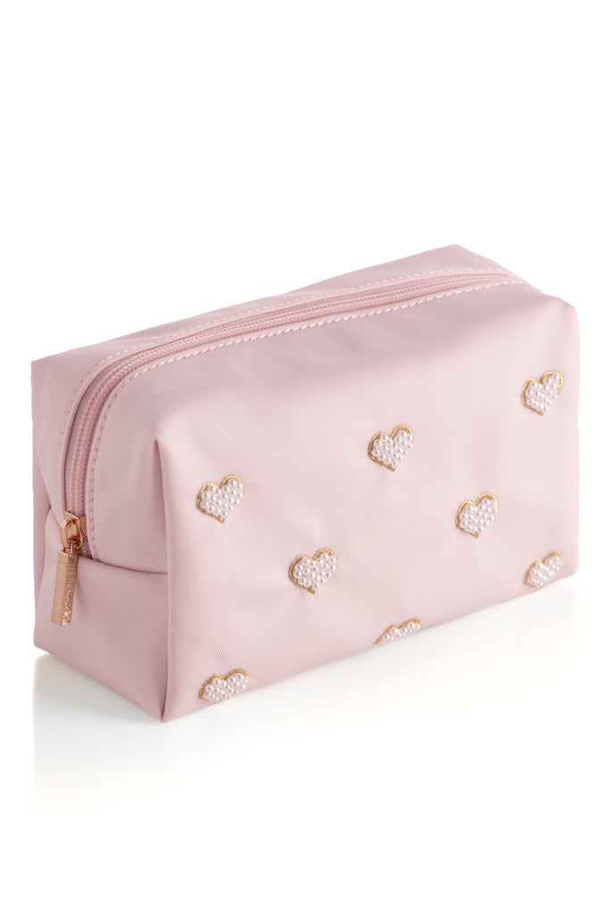 Hearts Blush Zip Pouch