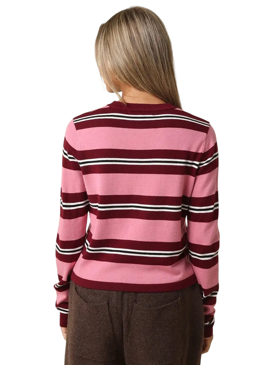 Addison Striped Knit Top