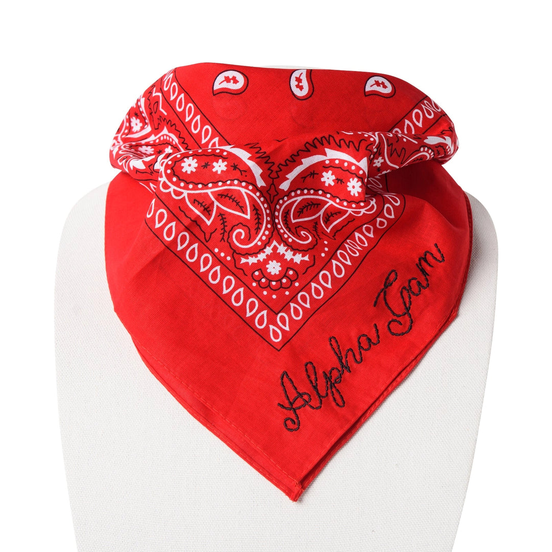 Embroidered Sorority Bandana