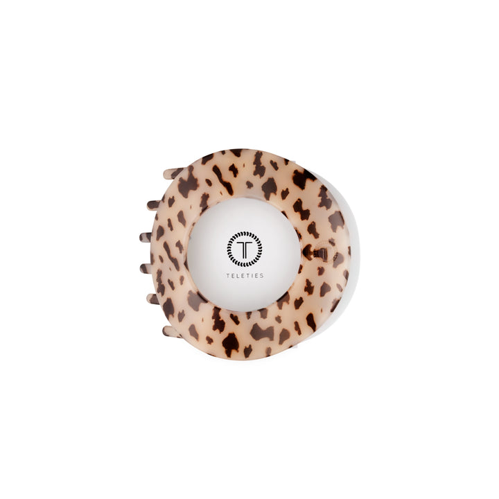 Blonde Tortoise Medium Flat Circle Teleties Clip