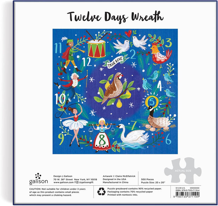 12 Days Wreath Puzzle