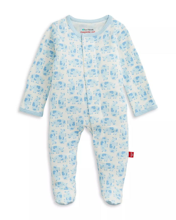 Blue Cow Magnetic Me Footie