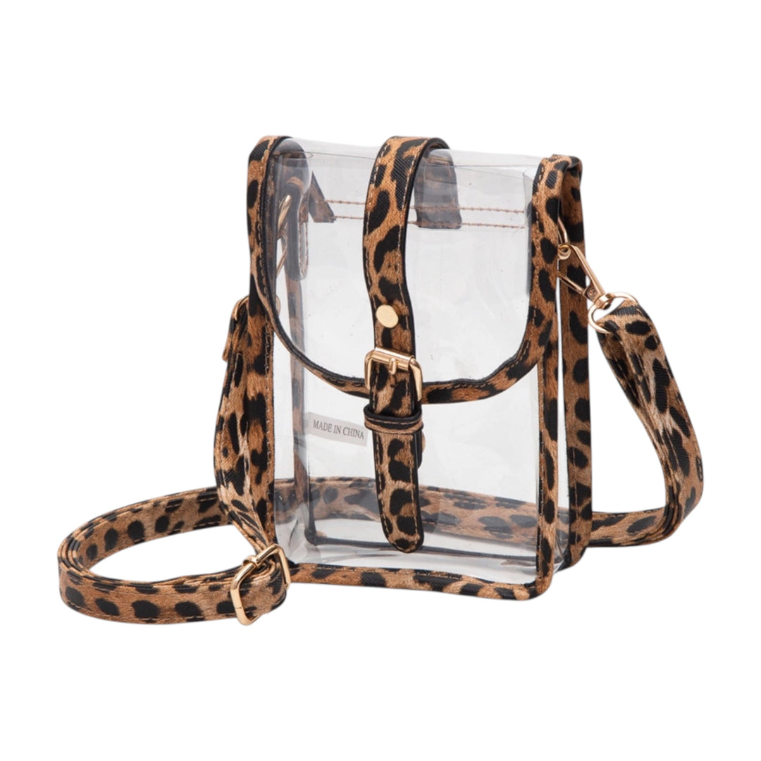 Mini Buckle Clear Crossbody Bag