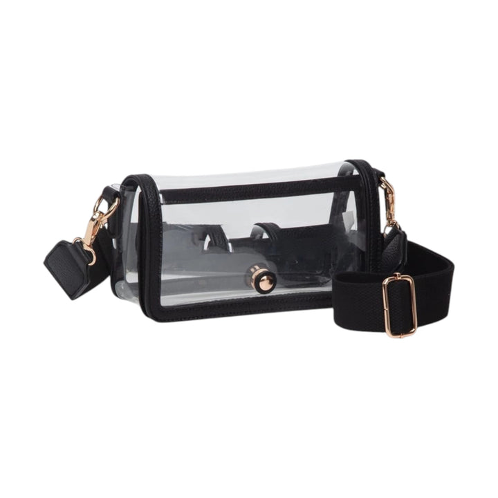 Foldover Clear Crossbody Bag