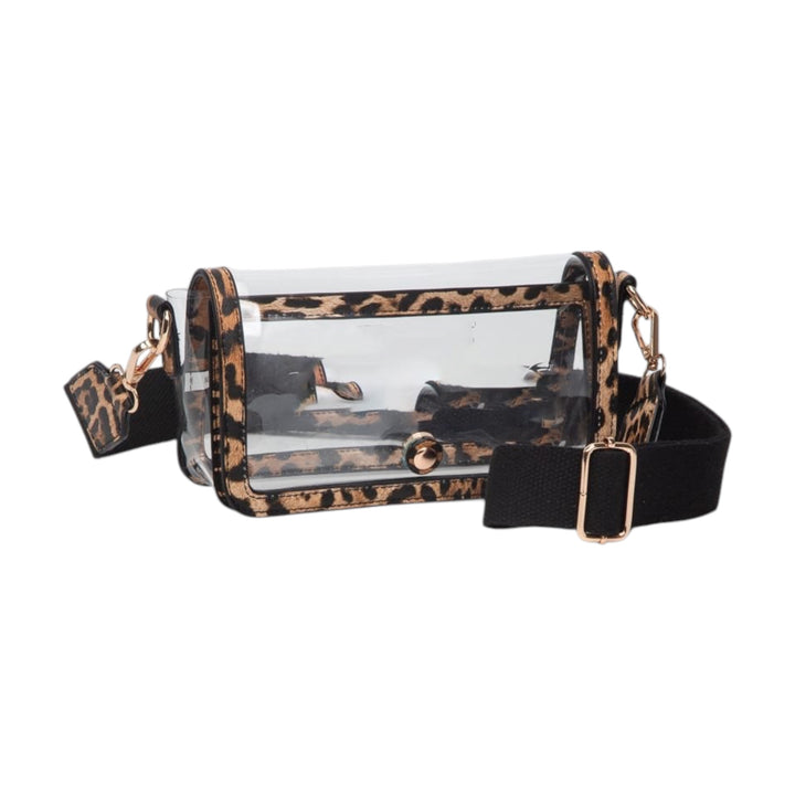 Foldover Clear Crossbody Bag