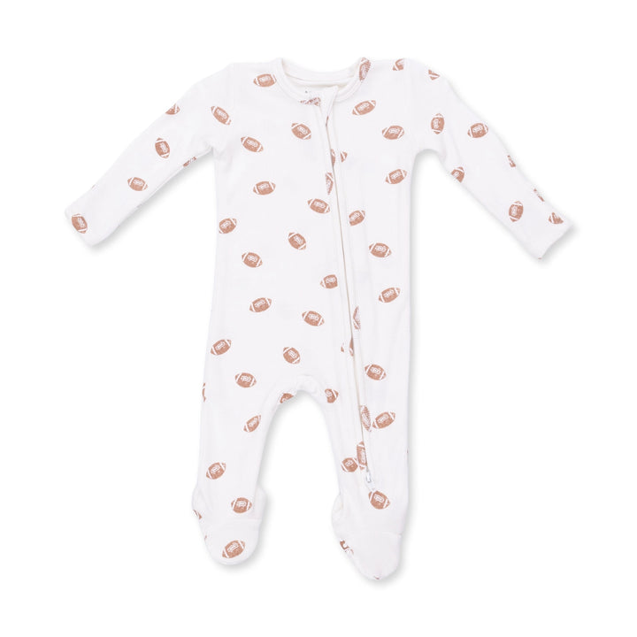 Mini Footballs 2 Way Zipper Footie