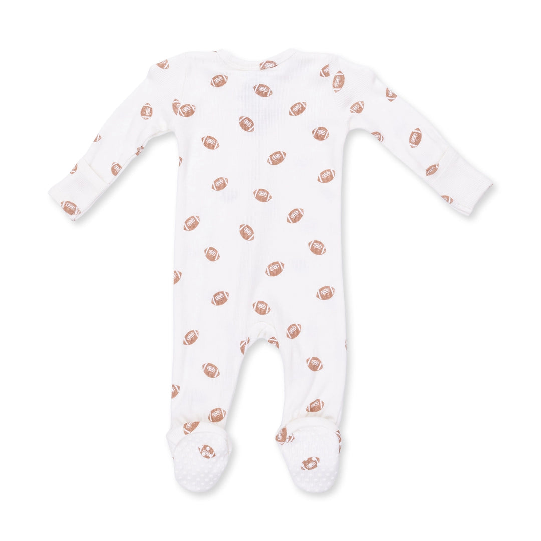 Mini Footballs 2 Way Zipper Footie