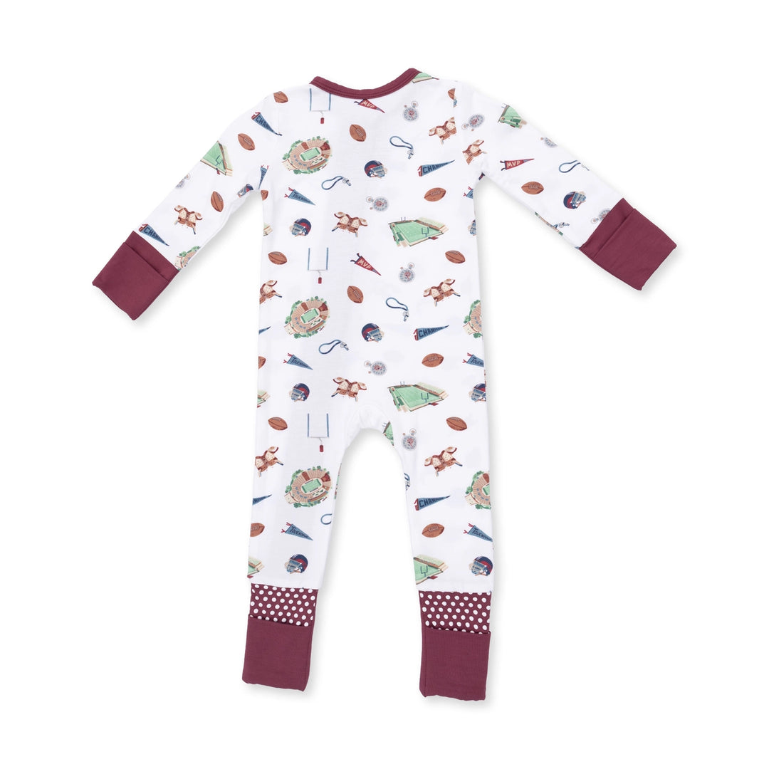 Vintage Football Convertible Romper