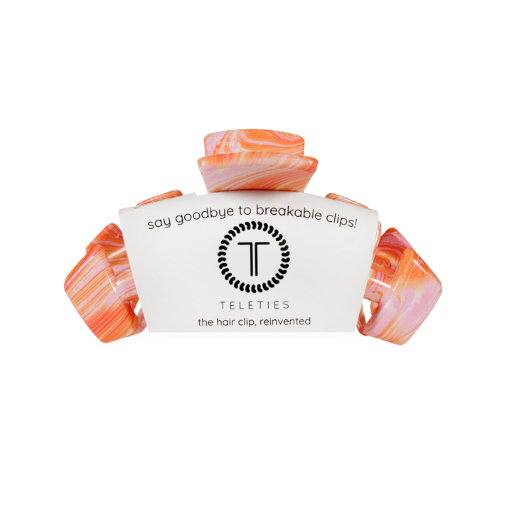 Just Keep Swimming Medium Classic Teleties Hair Clip
