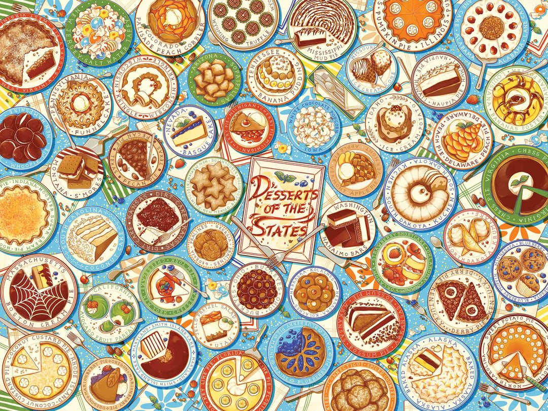 Desserts Of The States Puzzle