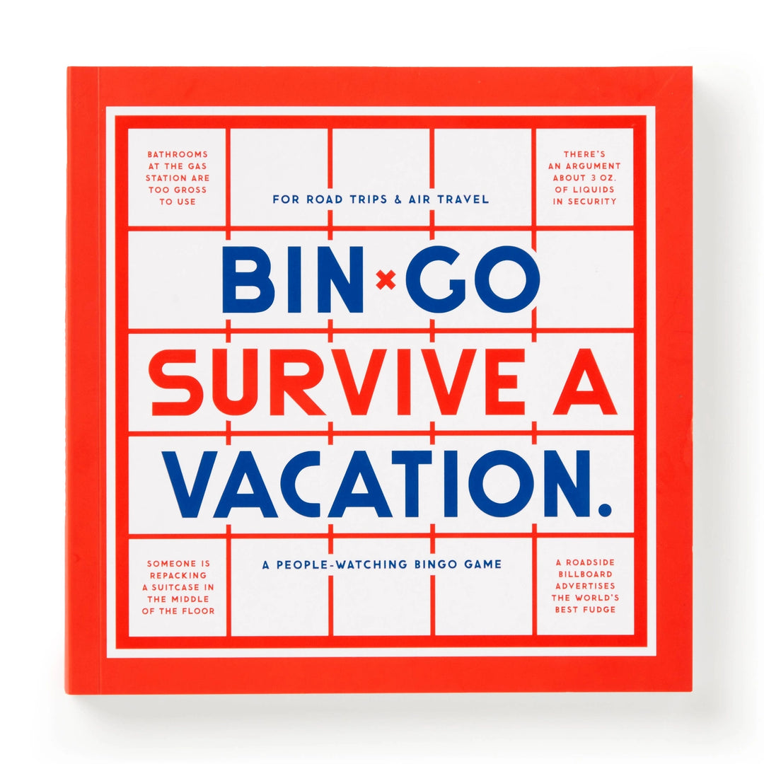 Bin-Go: Survive A Vacation Bingo Book
