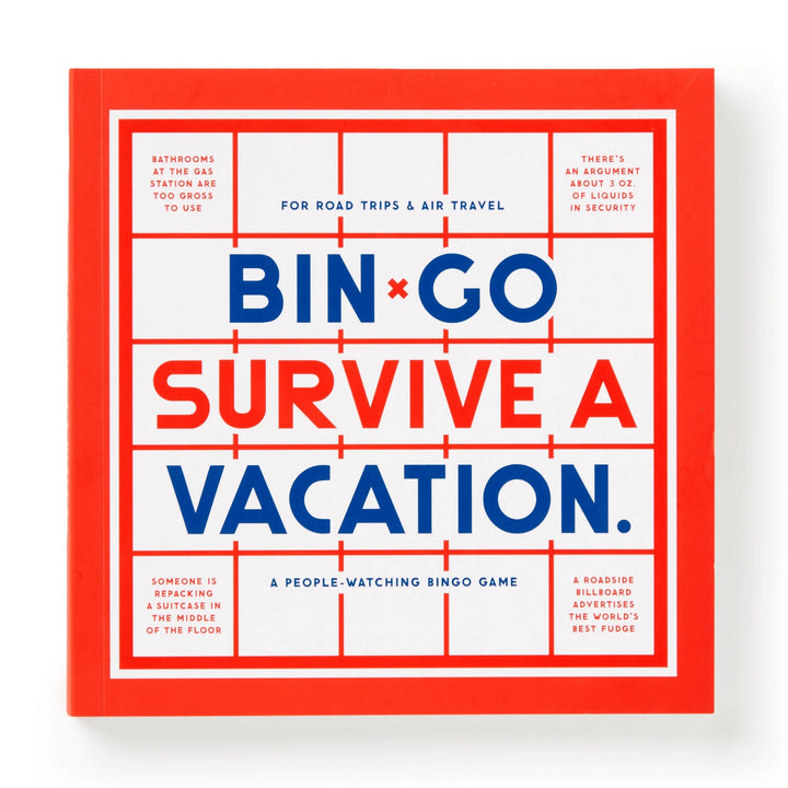 Bin-Go: Survive A Vacation Bingo Book
