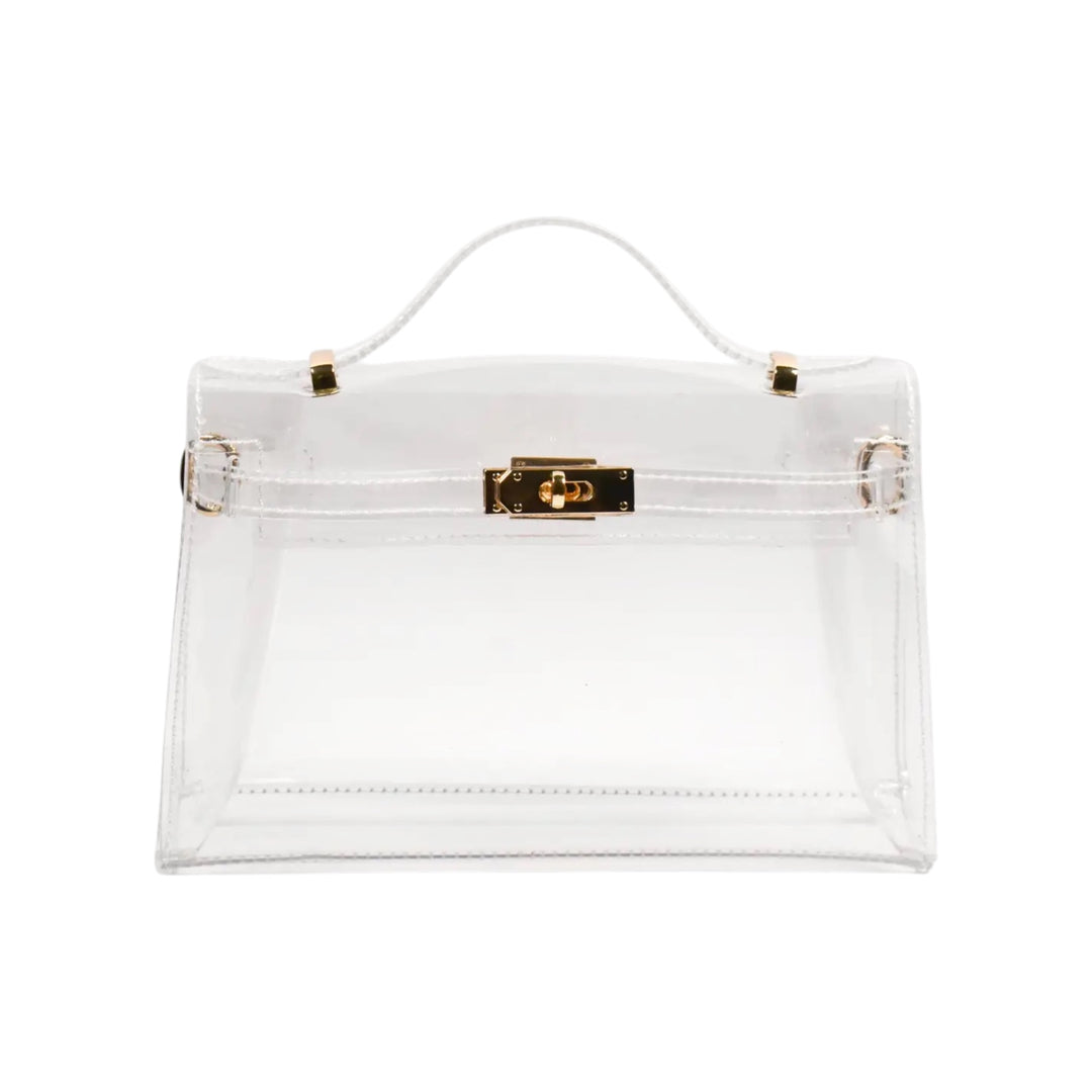 Mini Top Handle Clear Bag