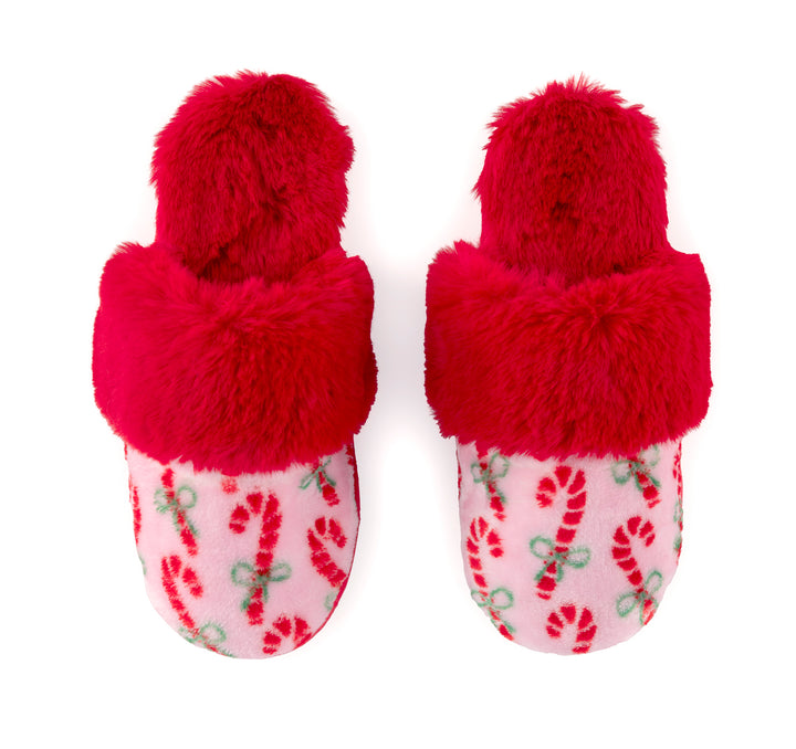 Candy Cane Slippers