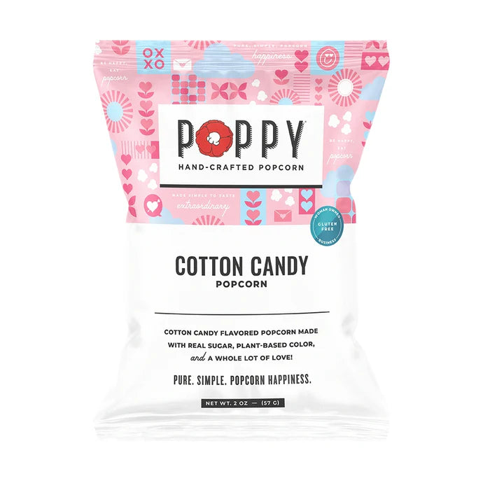 Cotton Candy Poppy Snack Bag