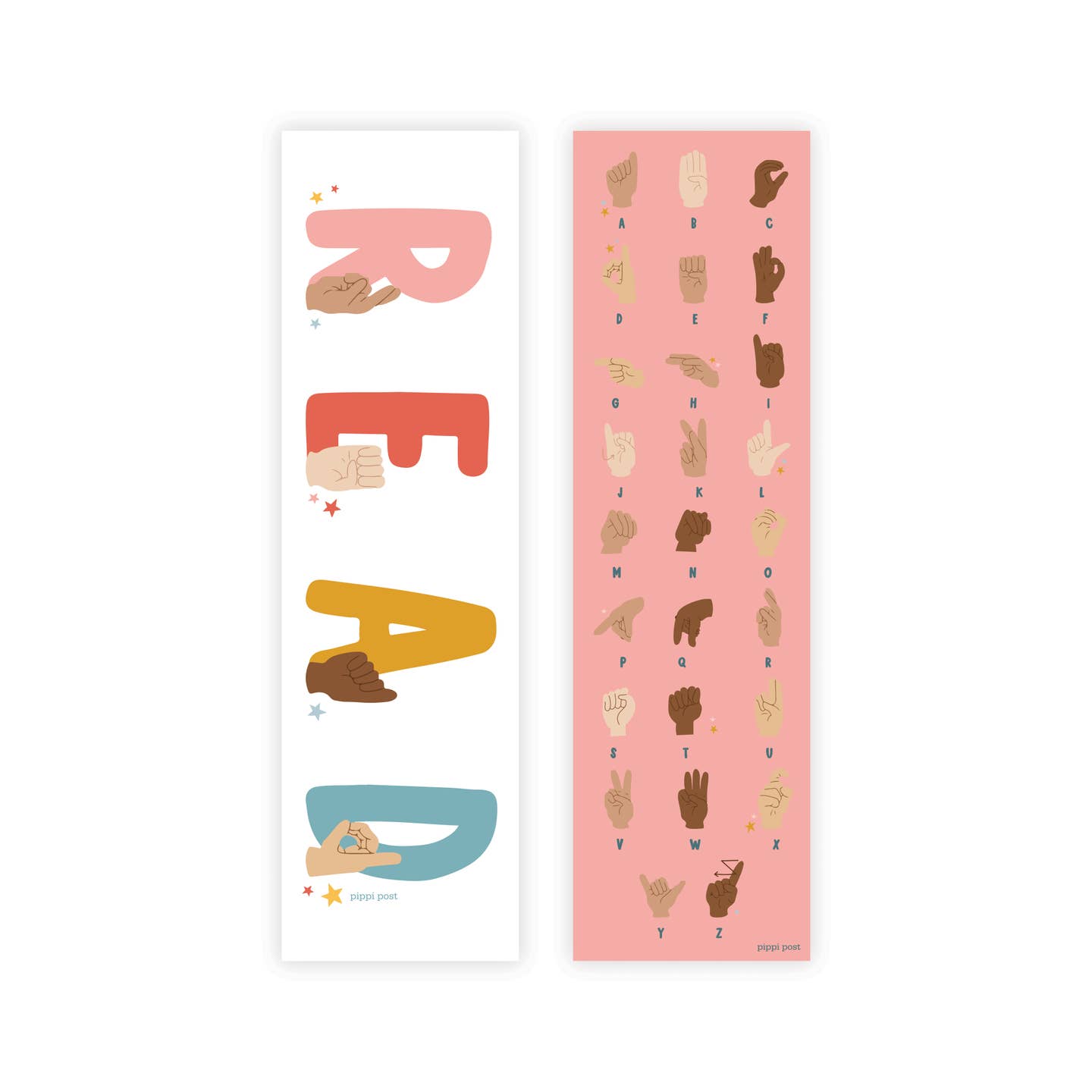 Design Paper Sign Language Sign Language Bookmark Set – The Cotton Market