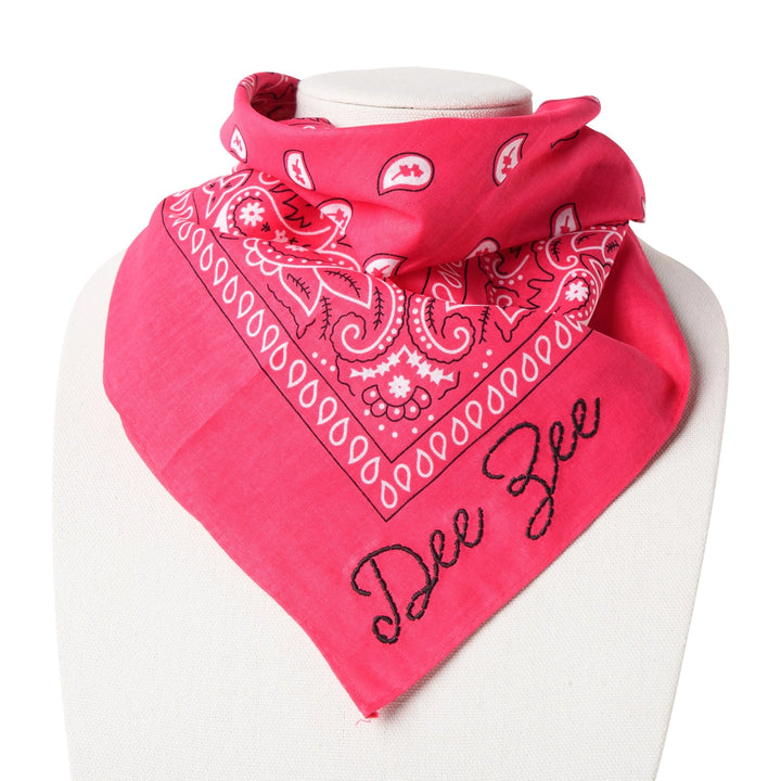 Embroidered Sorority Bandana
