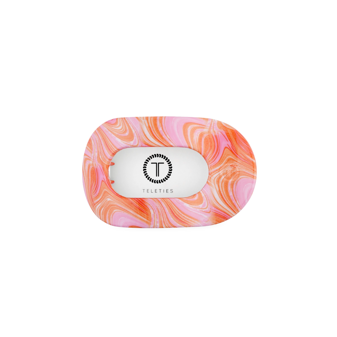 Just Keep Swimming Small Flat Round Teleties Clip