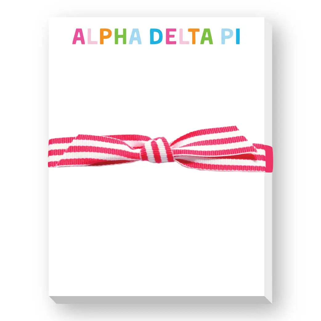 Confetti Sorority Mini Notepad