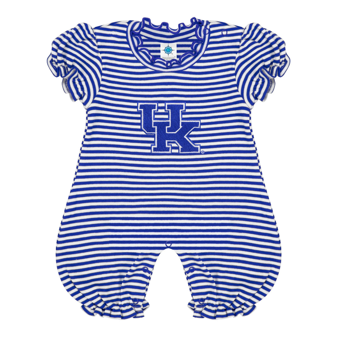 UK Puff Sleeve Ruffle Baby Romper