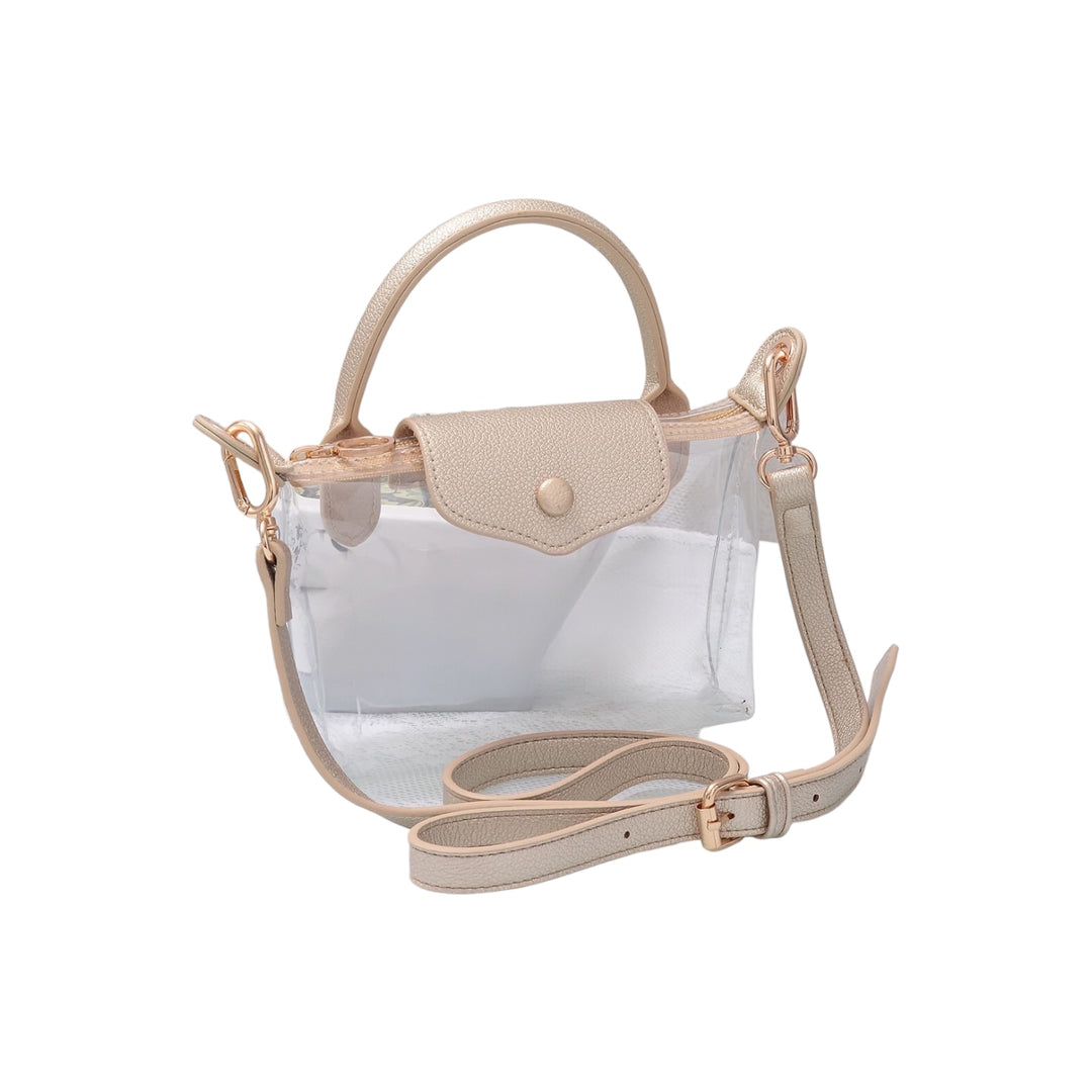 Top Handle Clear Crossbody Bag