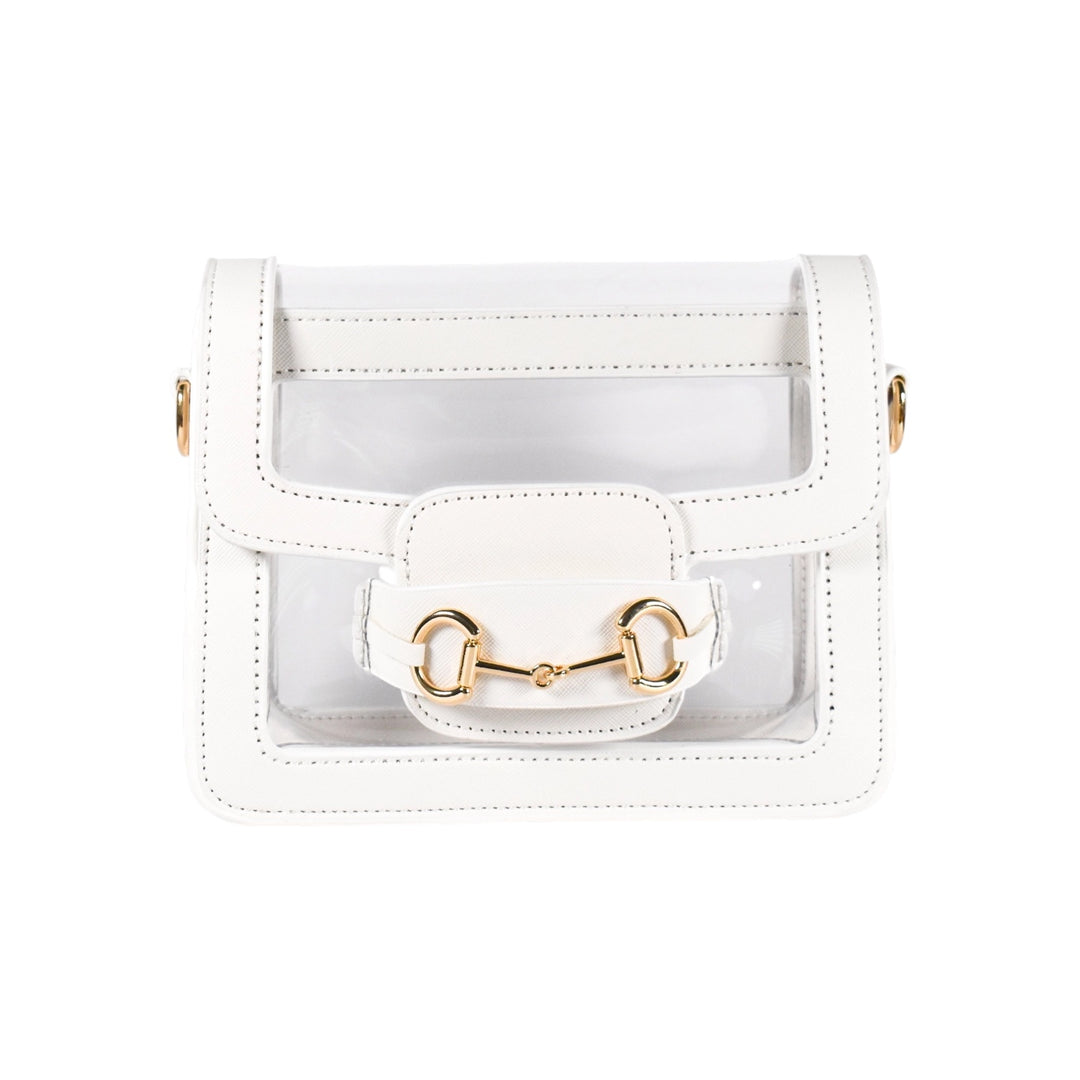 Horse Bit Clear Crossbody Bag