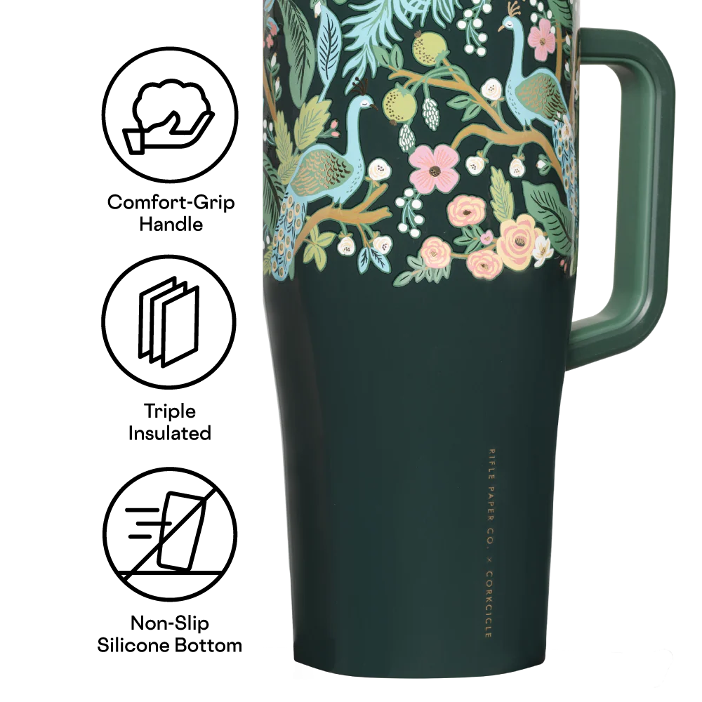 Peacock Blue 24 oz. Corkcicle Tumbler