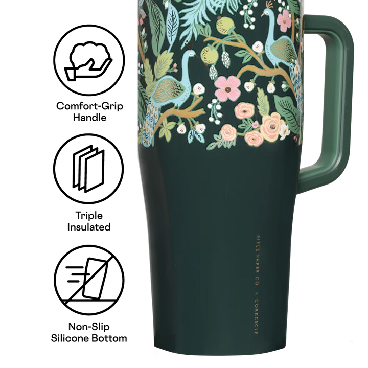 Peacock Blue 24 oz. Corkcicle Tumbler