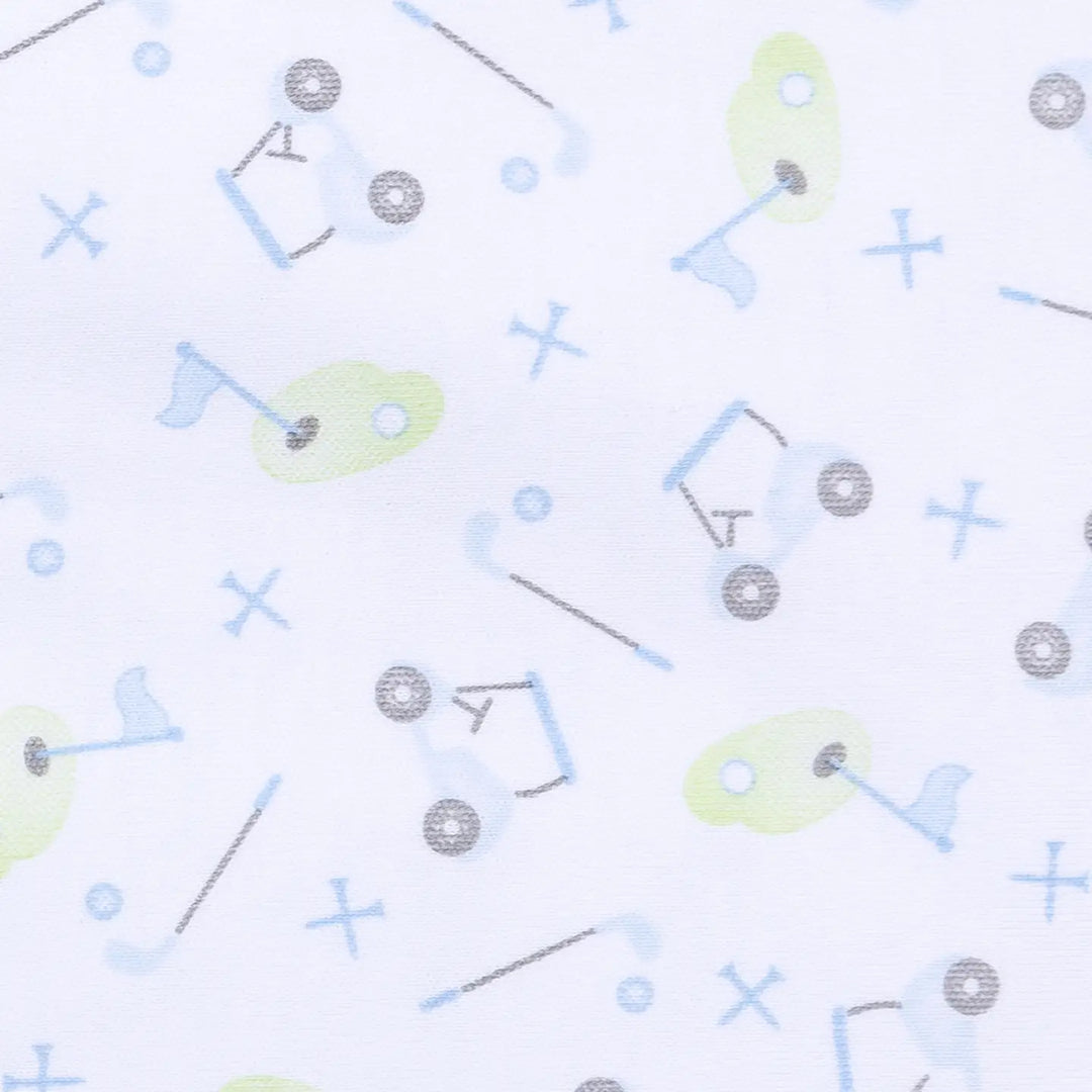 Tiny Tee Time Swaddle Blanket