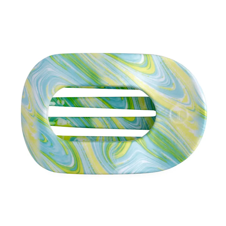 By The Sea Shore Small Flat Round Teleties Clip