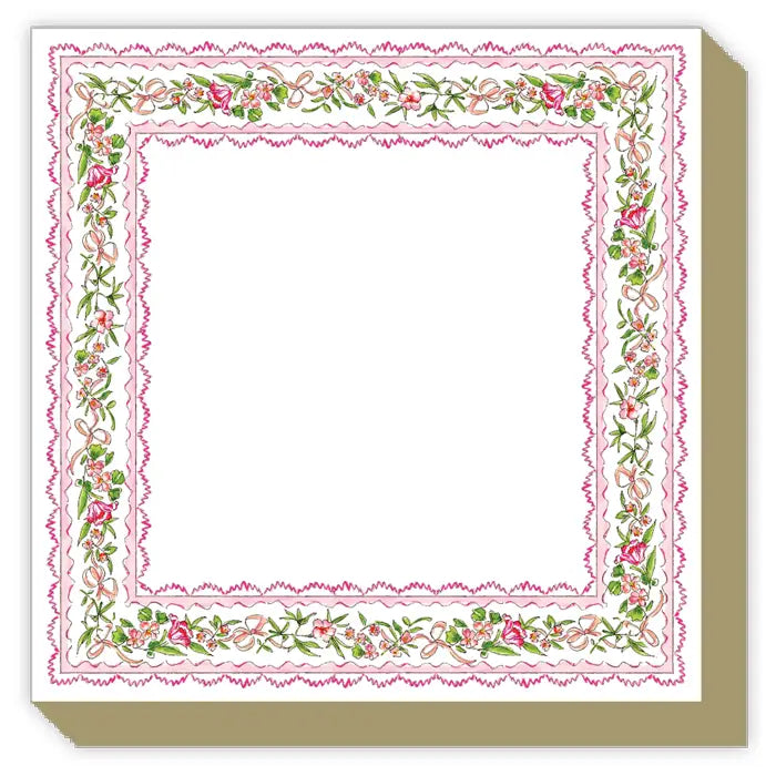 Handpainted Botanical Mini Luxe Notepad