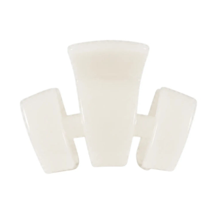 Coconut White Petite Classic Teleties Hair Clip