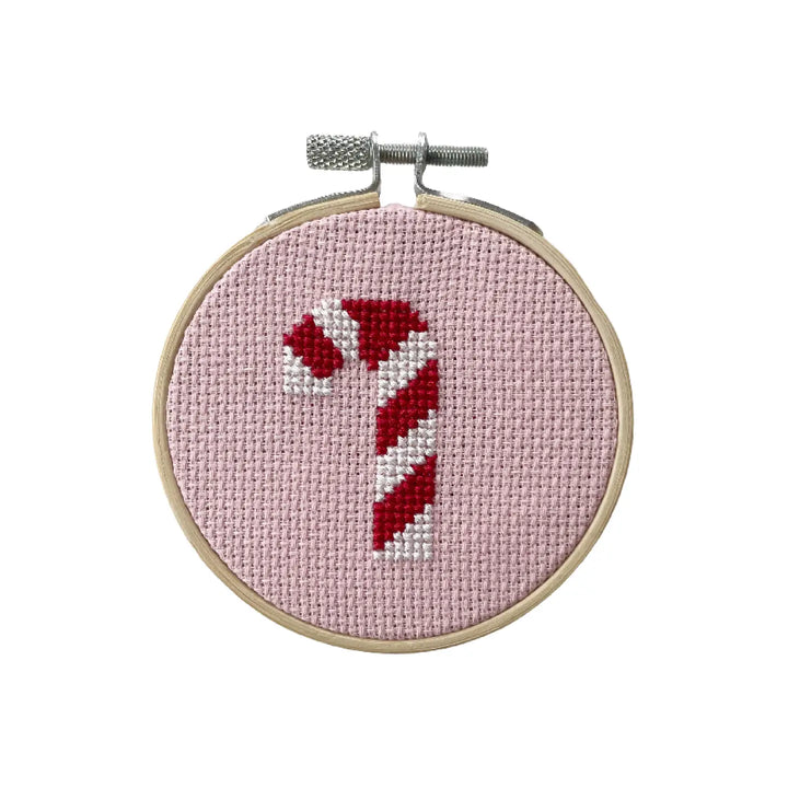 Candy Cane Cross Stitch Kit