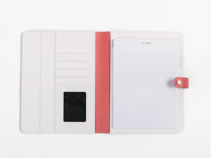 Pink Color Block Folio