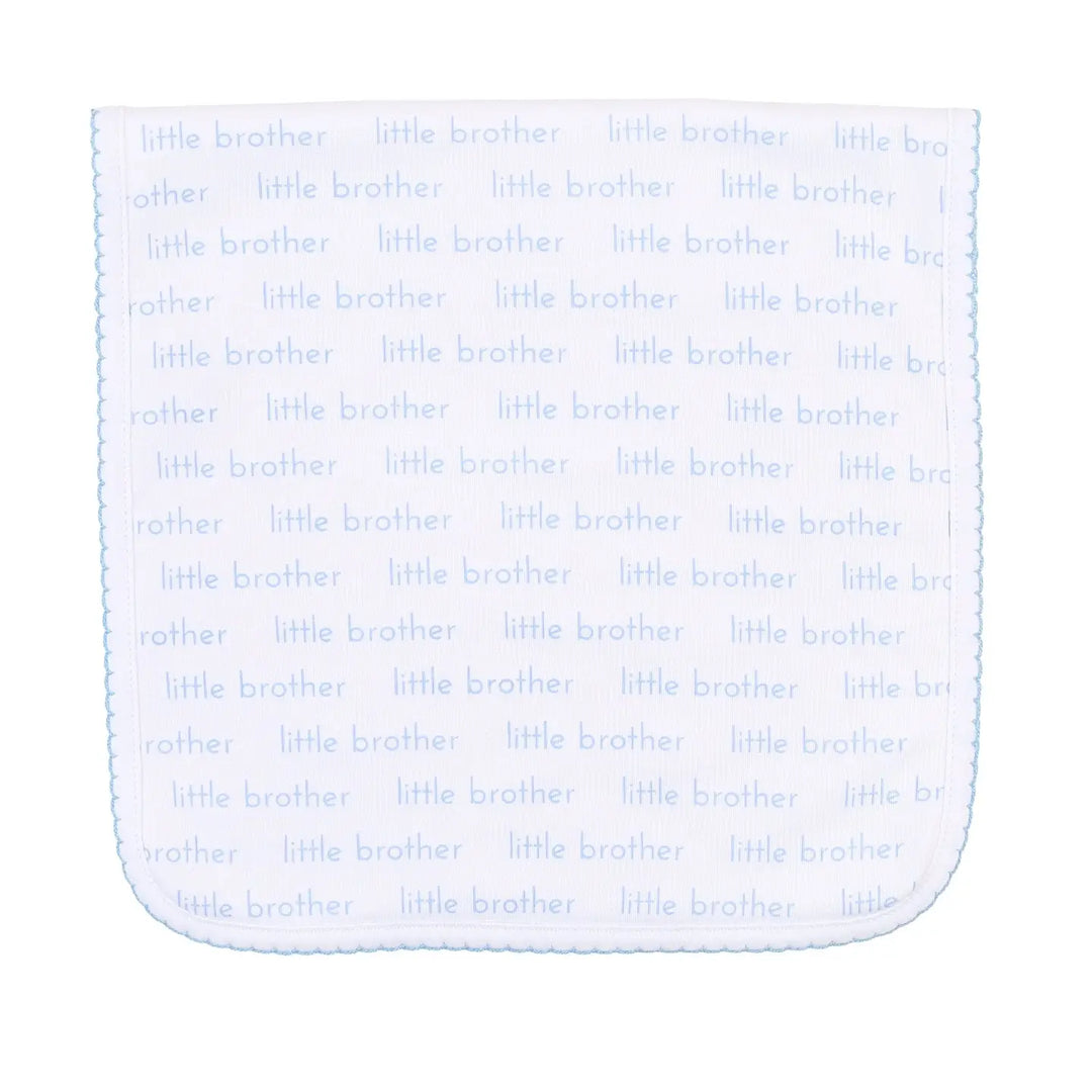 Little Brother Printed Burp Cloth