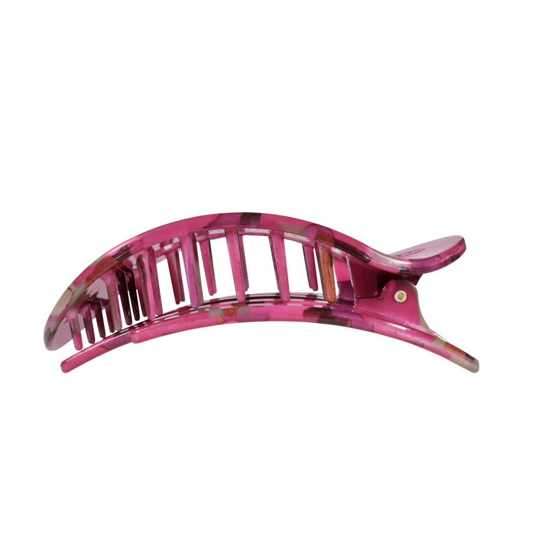 Garden Glam Large Flat Round Teleties Clip