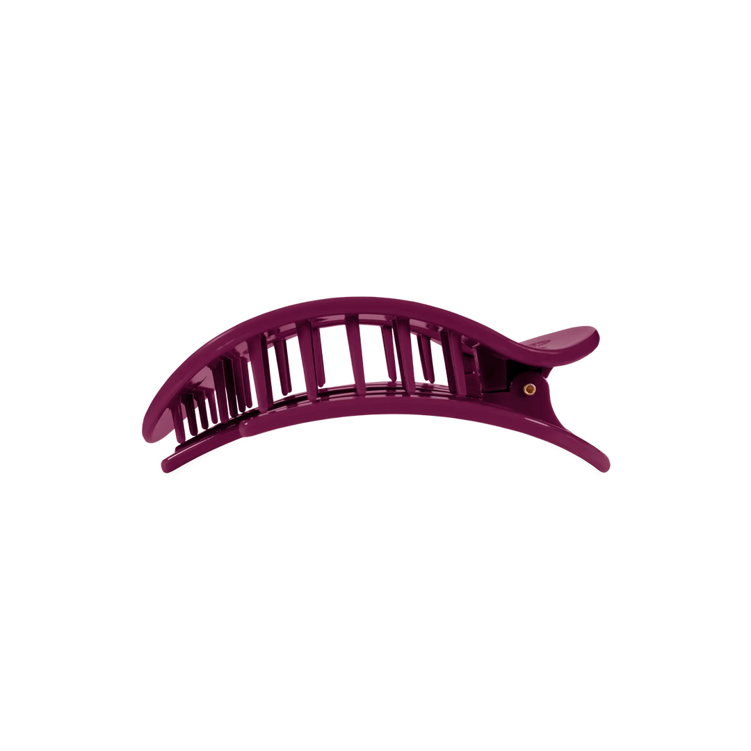 Mulberry Medium Flat Round Teleties Clip